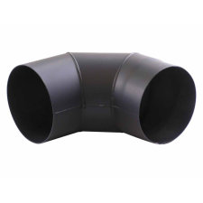  Acél füstcső könyök, tisztítós 132 / 90° Vegyestüzelésű kazánhoz hűtés, fűtés szerelvény