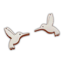  Acél kolibris fülbevaló fülbevaló