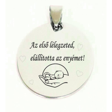 Acél medál ovális medál