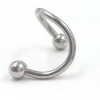  Acél S alakú piercing