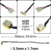 Acer Aspire 4754, 4820, 5820 gyári DC tápcsatlakozó