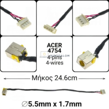 Acer Aspire 4754, 4820, 5820 gyári DC tápcsatlakozó laptop alkatrész