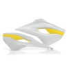 Acerbis RADIATOR SCOOPS HUSQVARNA TC125 14-15 + TC250 14-16 + FC 14-15 + TE/FE 14-16 - WHITE/YELLOW
