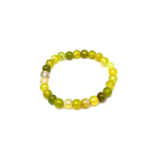  Achát szin zöld gyerek golyó karkötő 6mm karkötő