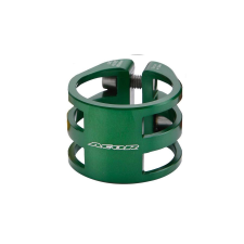Acor AQR21303 dupla csavaros nyeregcső bilincs, 34,9 mm, zöld nyeregcső