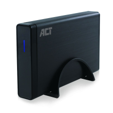 Act AC1410 3.5" USB 2.0 Külső HDD/SSD ház - Fekete asztali számítógép kellék
