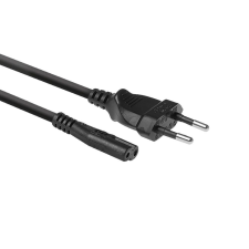 Act AC3300 Powercord Euro male - C7 female 1,5m Black kábel és adapter