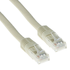 Act ACT CAT5e U-UTP Patch Cable 3m Ivory kábel és adapter