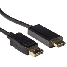 Act AK3992 video átalakító kábel 5 M DisplayPort HDMI Fekete (AK3992) kábel és adapter