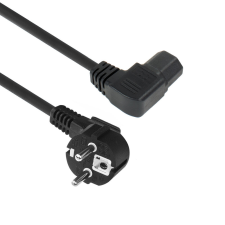 Act AK5347 tápkábel Fekete 1,5 M CEE7/7 IEC C15 kábel és adapter