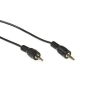 Act Audio connection cable 1x 3,5 mmm jack male to 1x 3.5mm stereo jack male 5m Black AK2037