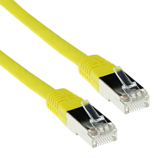 Act CAT5e F-UTP Patch Cable 1,5m Yellow IB7851 kábel és adapter