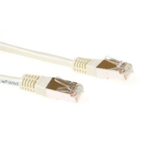 Act CAT5e F-UTP Patch Cable 1m Ivory IB7201 kábel és adapter