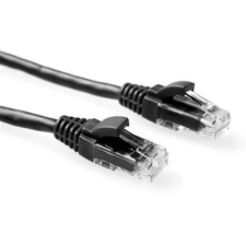 Act CAT5E U-UTP Patch Cable 1,5m Black  IK5951 kábel és adapter