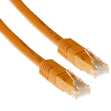 Act CAT5e U-UTP Patch Cable 1m Orange IB4501 kábel és adapter