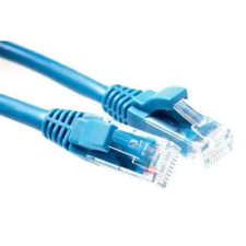 Act CAT5e U-UTP Patch Cable 3m Blue IK5603 kábel és adapter