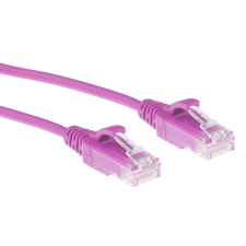 Act CAT6 U-UTP Patch Cable 0,15m Pink DC9430 kábel és adapter