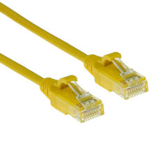 Act CAT6 U-UTP Patch Cable 0,25m Yellow kábel és adapter