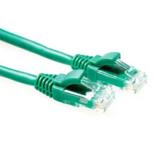Act CAT6 U-UTP Patch Cable 10m Green IK8710 kábel és adapter