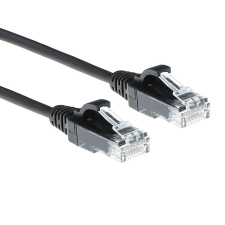Act CAT6 U-UTP Patch Cable 1m Black kábel és adapter