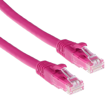 Act CAT6 U-UTP Patch Cable 2m Pink IS1802 kábel és adapter