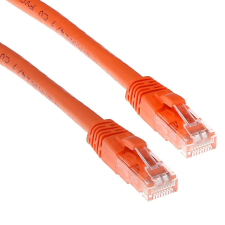 Act CAT6 U-UTP Patch Cable 5m Orange IS1505 kábel és adapter