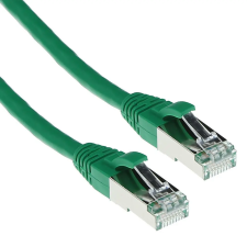 Act CAT6A S-FTP Patch Cable 0,5m Green  FB7700 kábel és adapter