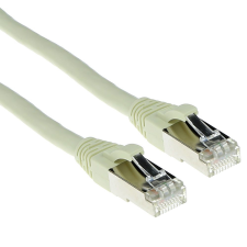 Act CAT6A S-FTP Patch Cable 15m Ivory FB6015 kábel és adapter