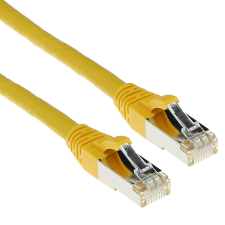 Act CAT6A S-FTP Patch Cable 15m Yellow FB6815 kábel és adapter