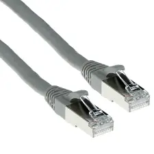 Act CAT6A S-FTP Patch Cable 3m Grey FB3003 kábel és adapter