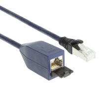 Act CAT6A S-FTP Patch Cable 5m Blue FB1505 kábel és adapter