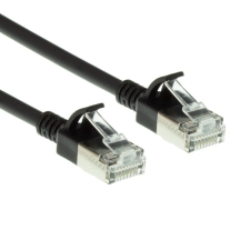 Act CAT6A U-FTP Patch Cable 1,5m Black DC7951 kábel és adapter