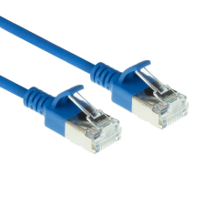 Act CAT6A U-FTP Patch Cable 1m Blue DC7601 kábel és adapter