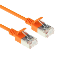 Act CAT6A U-FTP Patch Cable 3m Orange DC7103 kábel és adapter