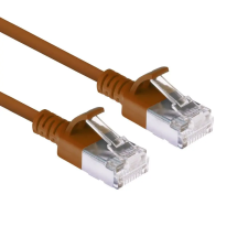 Act CAT6A U-FTP Patch Cable 7m Brown DC7207 kábel és adapter