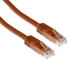 Act CAT6A U-UTP Patch Cable 7m Brown IB4407 kábel és adapter