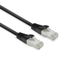 Act CAT8 U-FTP Patch Cable 0,5m Black FB8100 kábel és adapter