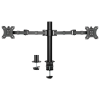 ACT CONNECTIVITY AC8326 Dual Monitor Arm Office Solid Pro 10-32" fekete