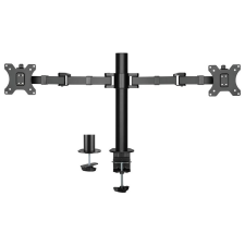 ACT CONNECTIVITY AC8326 Dual Monitor Arm Office Solid Pro 10-32" fekete tv állvány és fali konzol