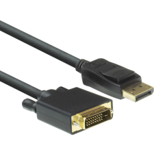 ACT CONNECTIVITY DisplayPort DVI-A Átalakító Fekete 1.8m AC7505 kábel és adapter