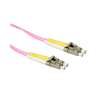 ACT CONNECTIVITY Fiber Optic LC Összekötő Rózsaszín 1.5m RL9751