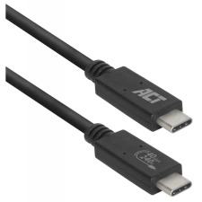 ACT CONNECTIVITY USB 4.0 Type C Összekötő Fekete 80cm AC7451 kábel és adapter