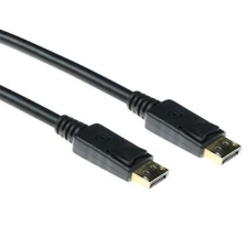Act DisplayPort male to DisplayPort male cable 2m Black AK3983 kábel és adapter
