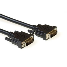 Act DVI-D Dual Link cable male to male 5m Black AK3832 kábel és adapter