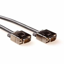 Act High Performance VGA cable male-male with metal hoods 25m Black kábel és adapter