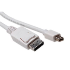 Act Mini DisplayPort male to DisplayPort male 3m White AK3966 kábel és adapter