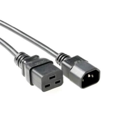 Act Powercord C14 - C19 2m Black AK5025 kábel és adapter