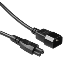 Act Powercord C14 - C5 2m Black AK5028 kábel és adapter