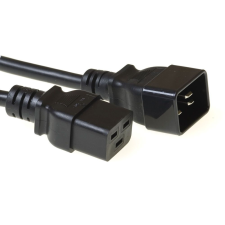 Act Powercord C19 - C20 2m Black AK5023 kábel és adapter
