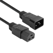 Act Powercord C20 - C21 1m Black AK5343 kábel és adapter
